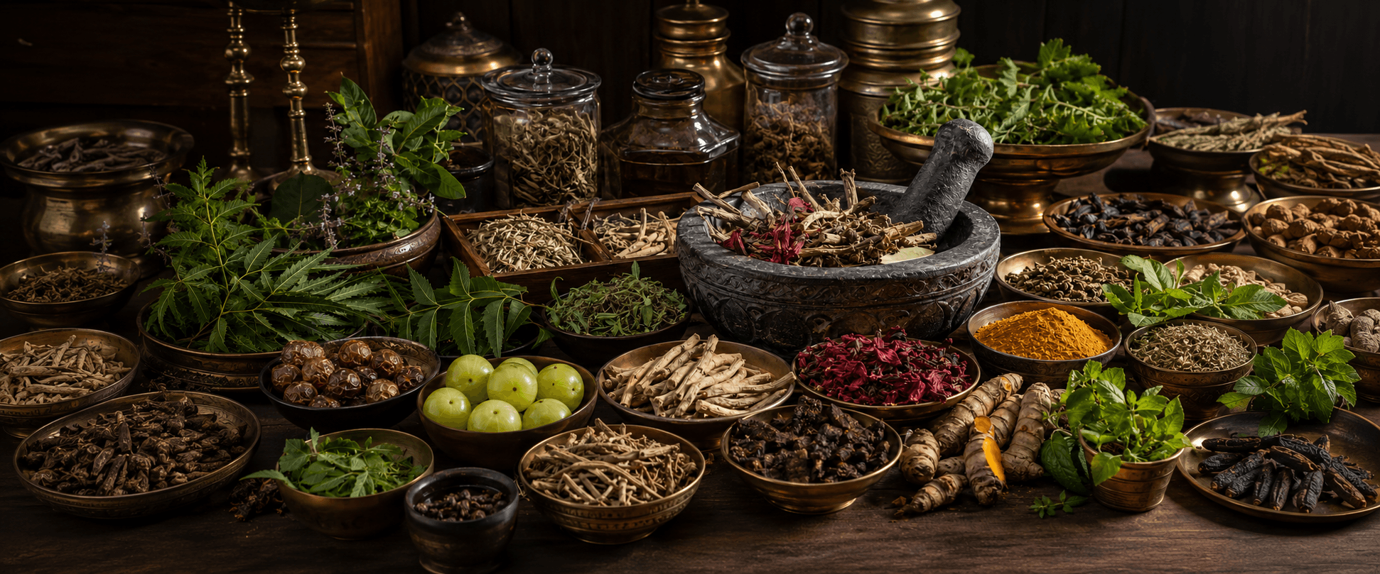 Premium Ayurvedic Indian Herbs collection