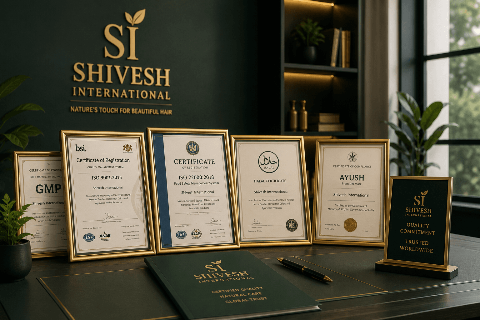 Shivesh International certifications and compliance overview