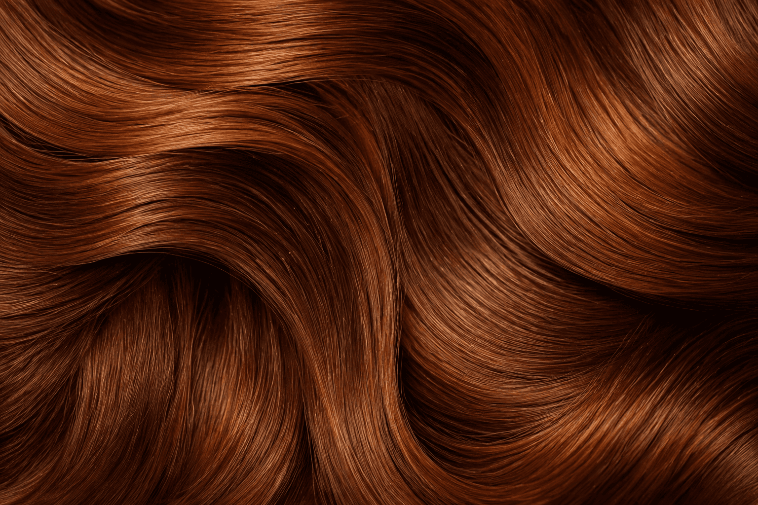 Copper Brown Henna hair shade close-up