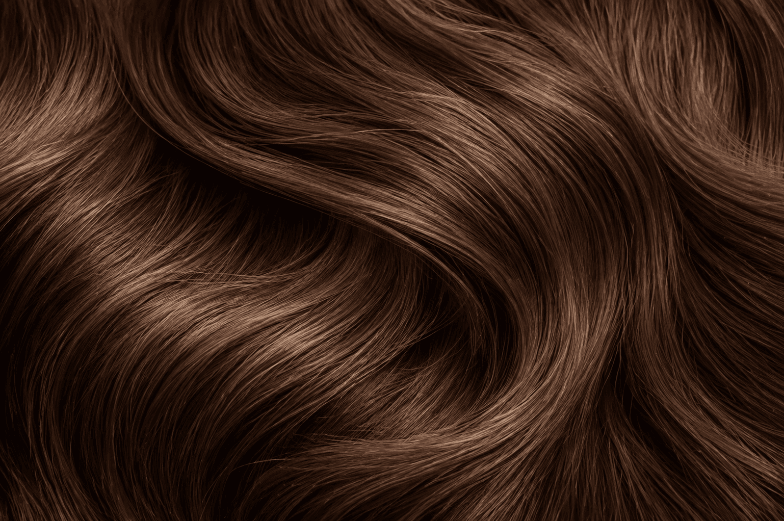 Medium Brown Henna hair shade close-up