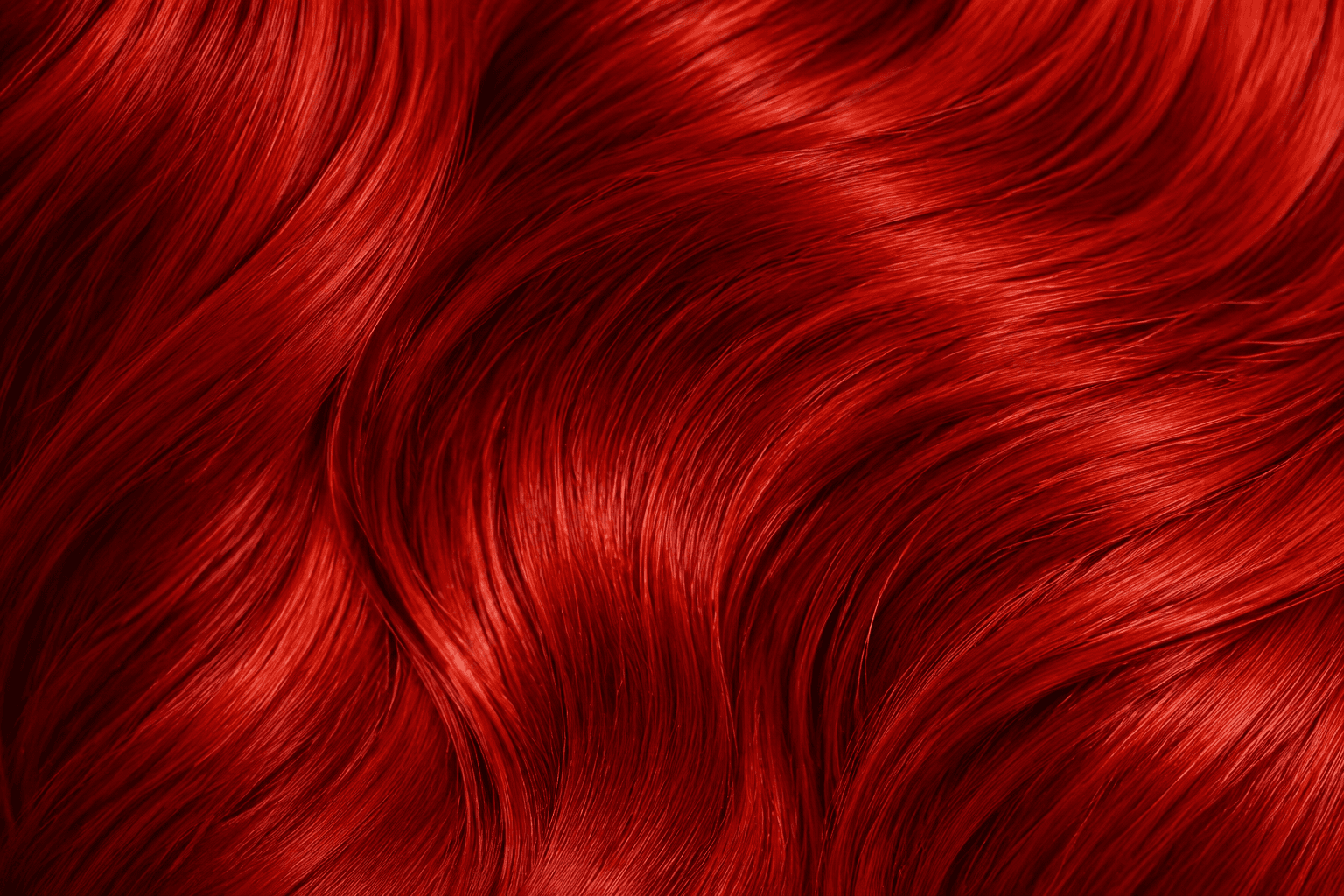 Red Henna hair shade close-up