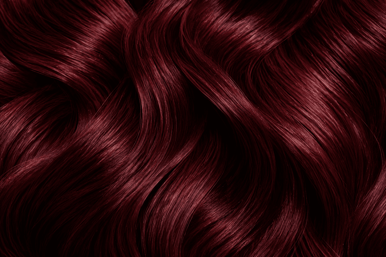 Wine Red Henna hair shade close-up