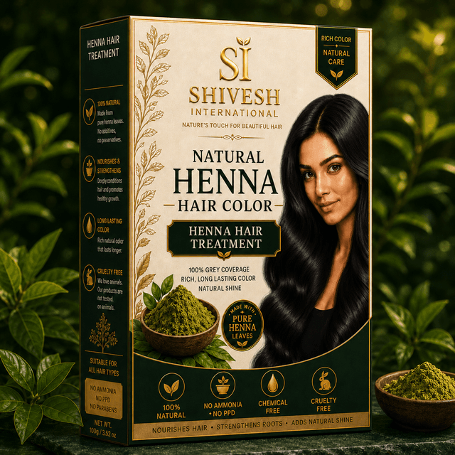 Natural Henna Hair Treatment