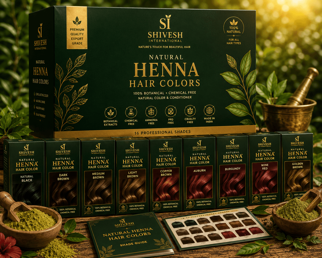 Natural Henna Hair Colors