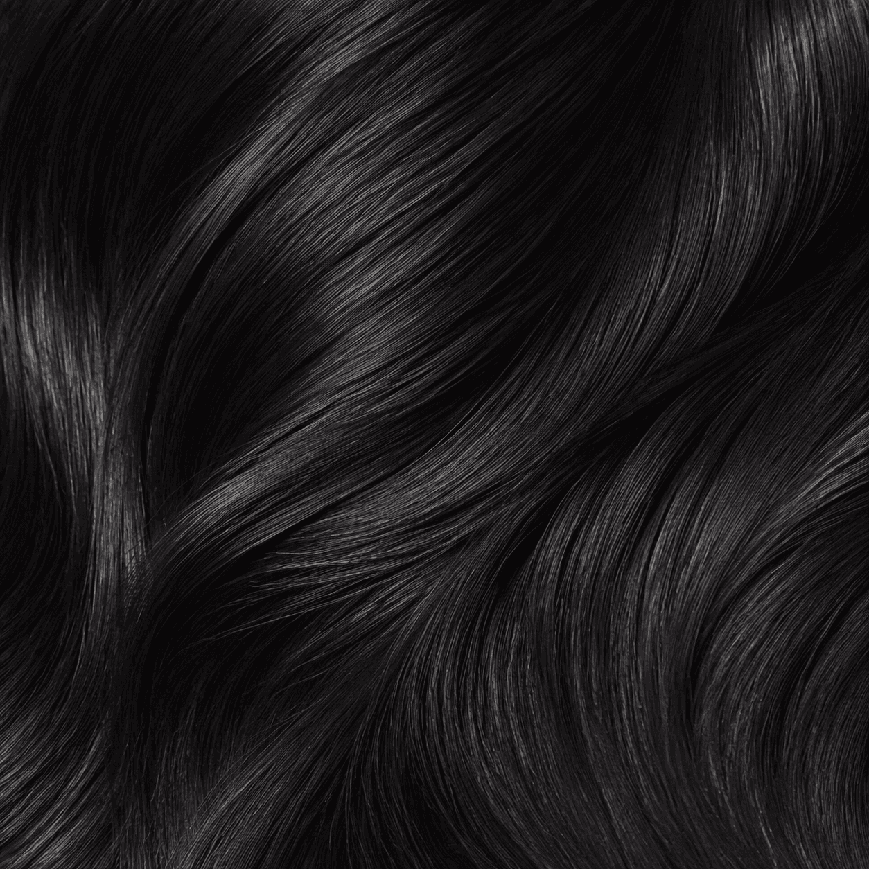 Black coloured hair reference
