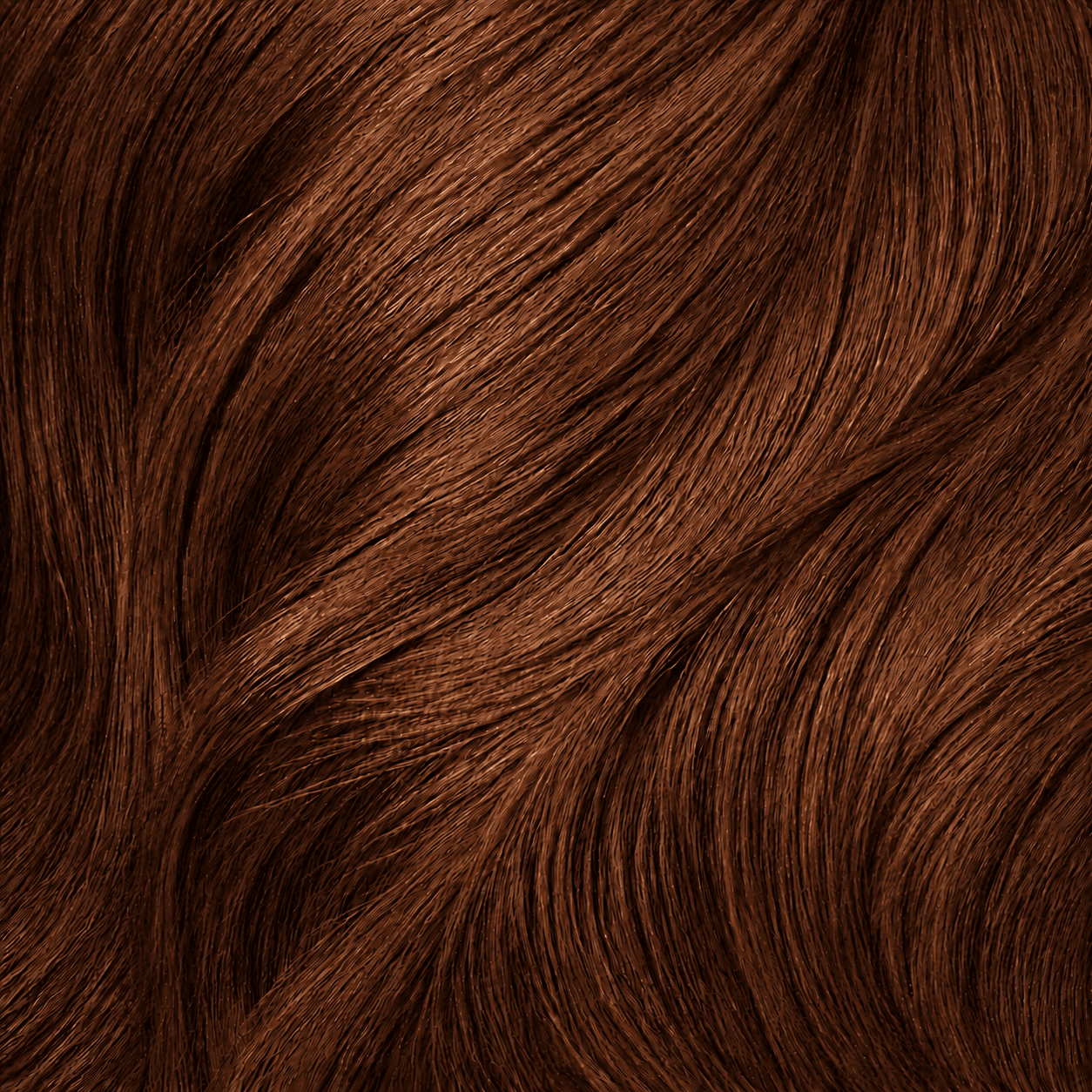 Copper Brown coloured hair reference