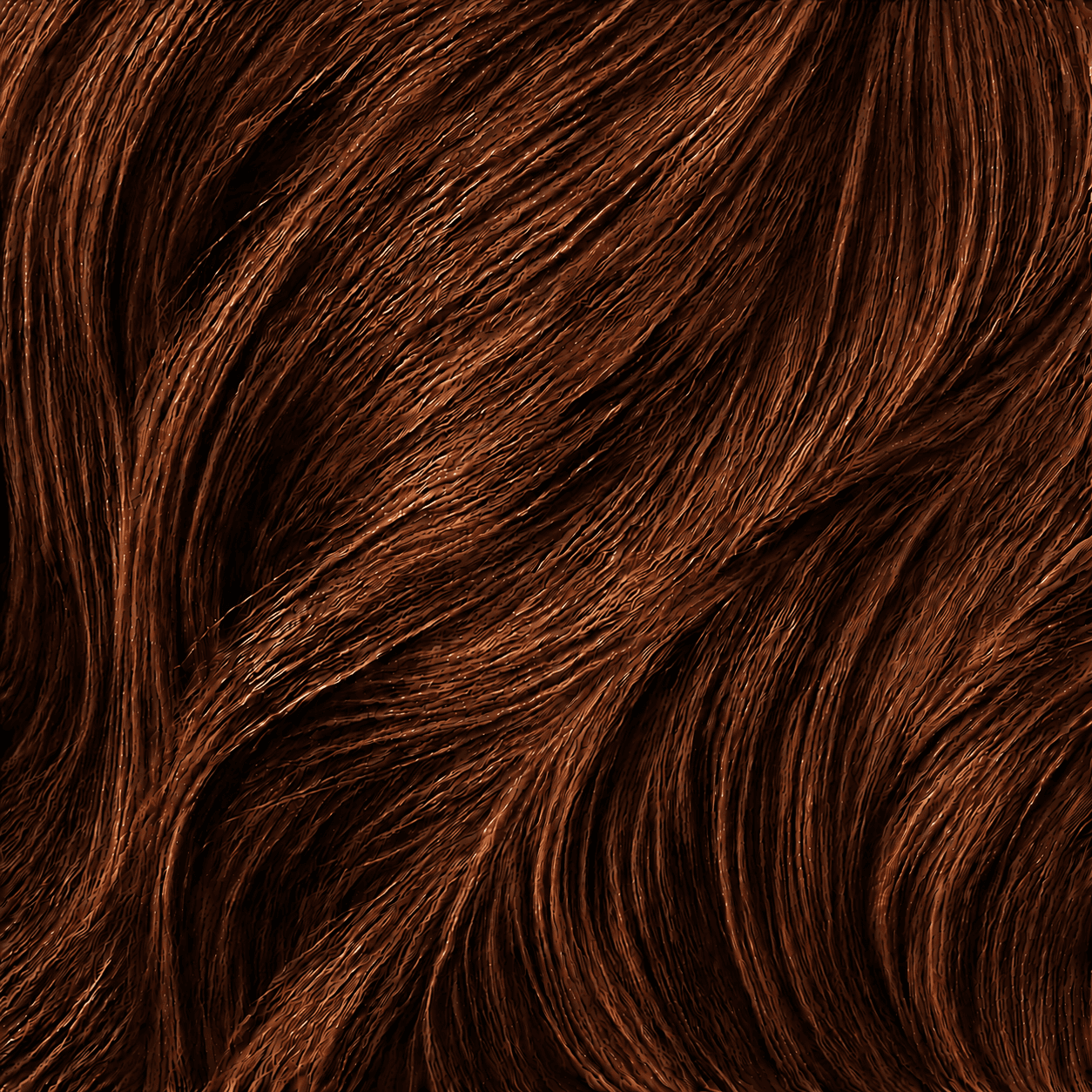 Auburn coloured hair reference