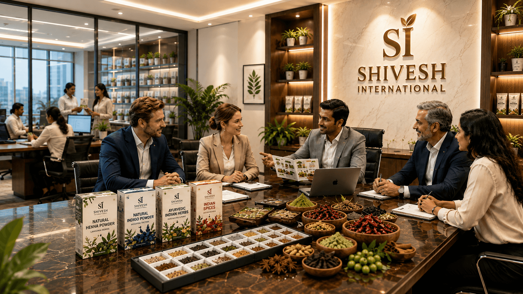 Shivesh International corporate office and professional team