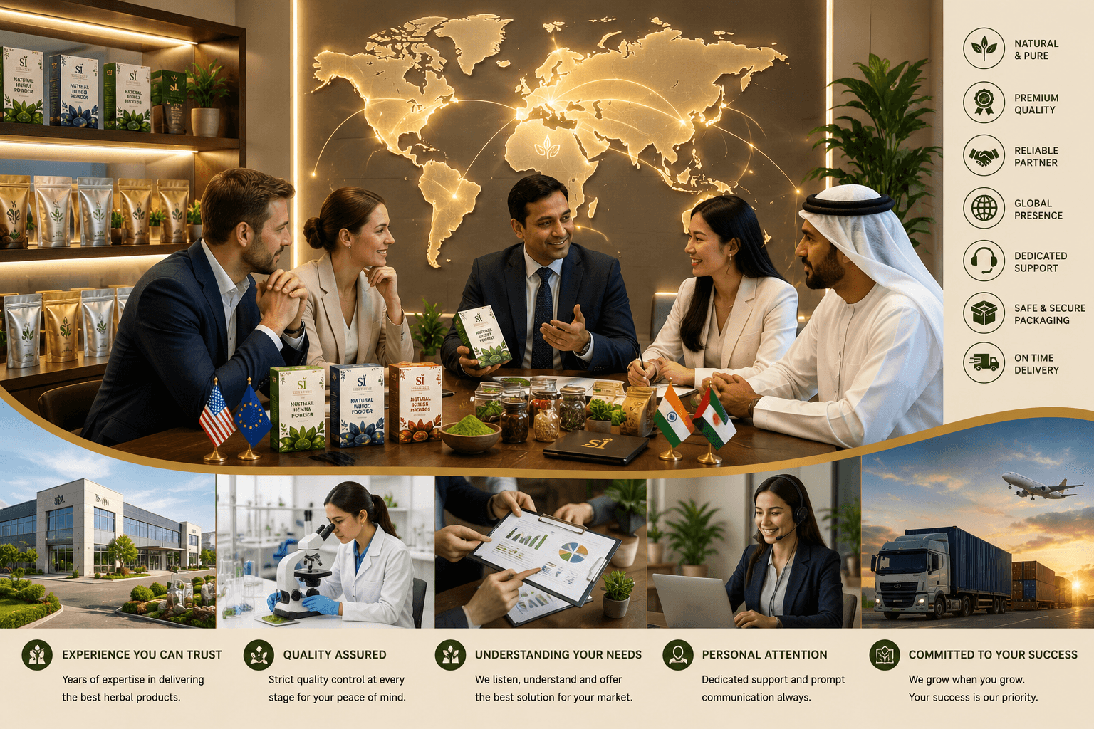 International buyer communication and support by Shivesh International