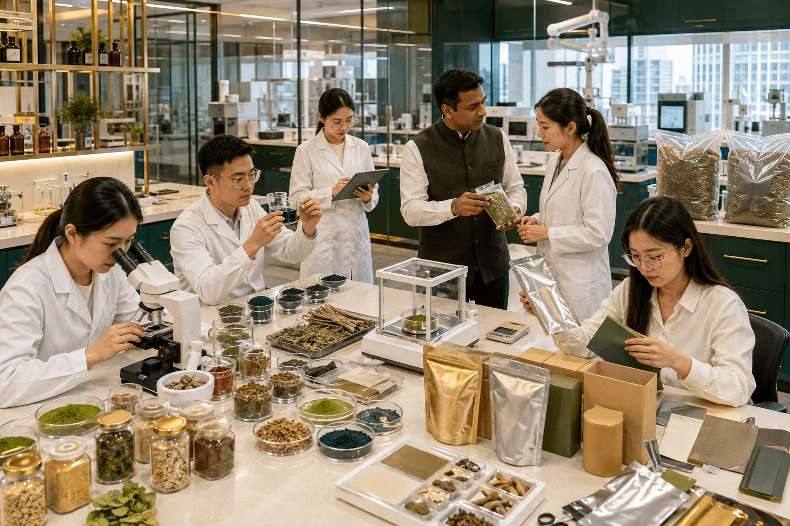 Chinese researchers evaluating henna, indigo and private-label packaging options