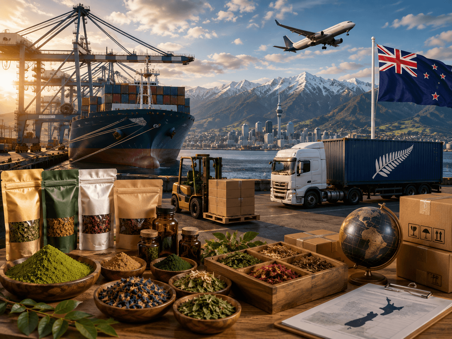 India to New Zealand export documentation and shipment coordination
