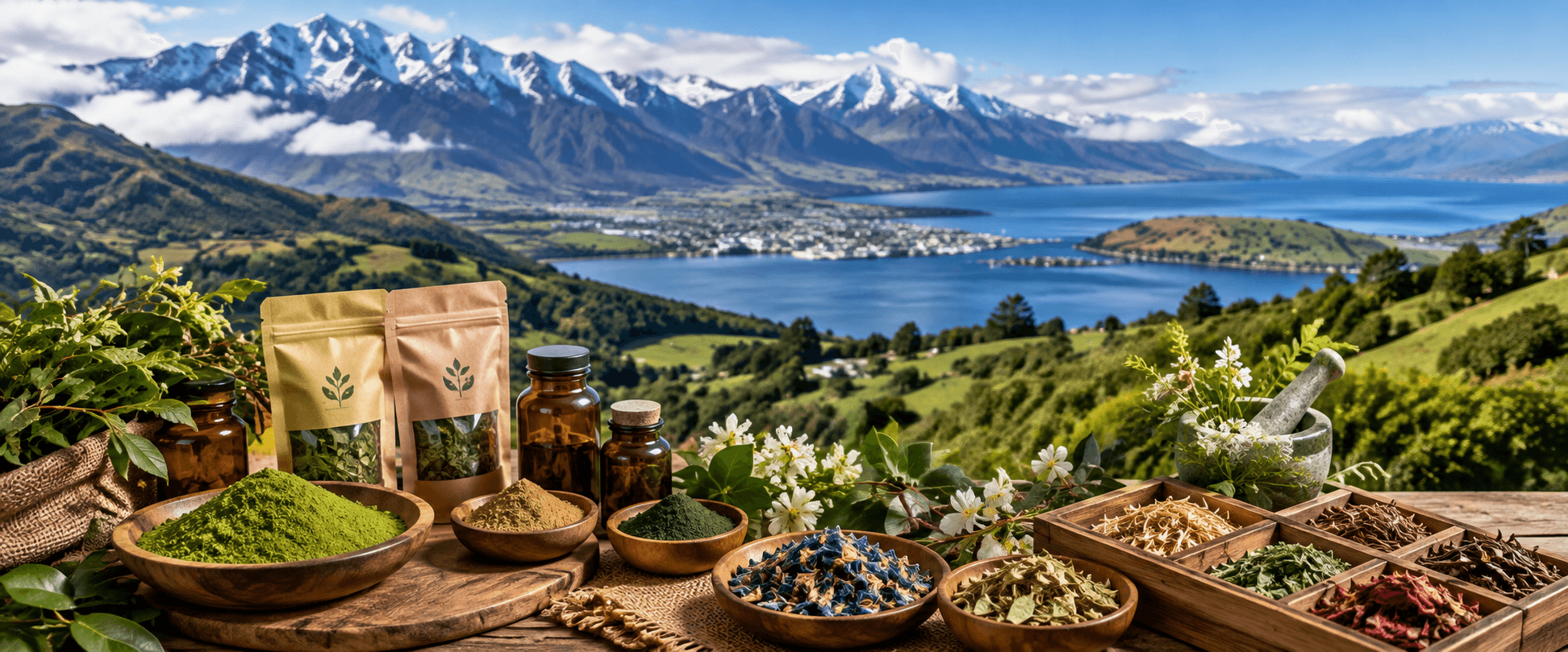 Indian henna, indigo, herbs and spices prepared for professional supply to New Zealand
