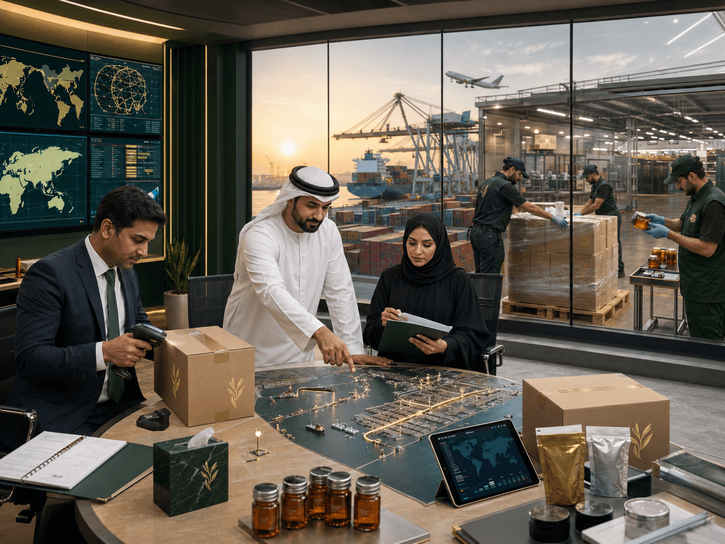 India-to-UAE export documentation, inspection and shipment coordination