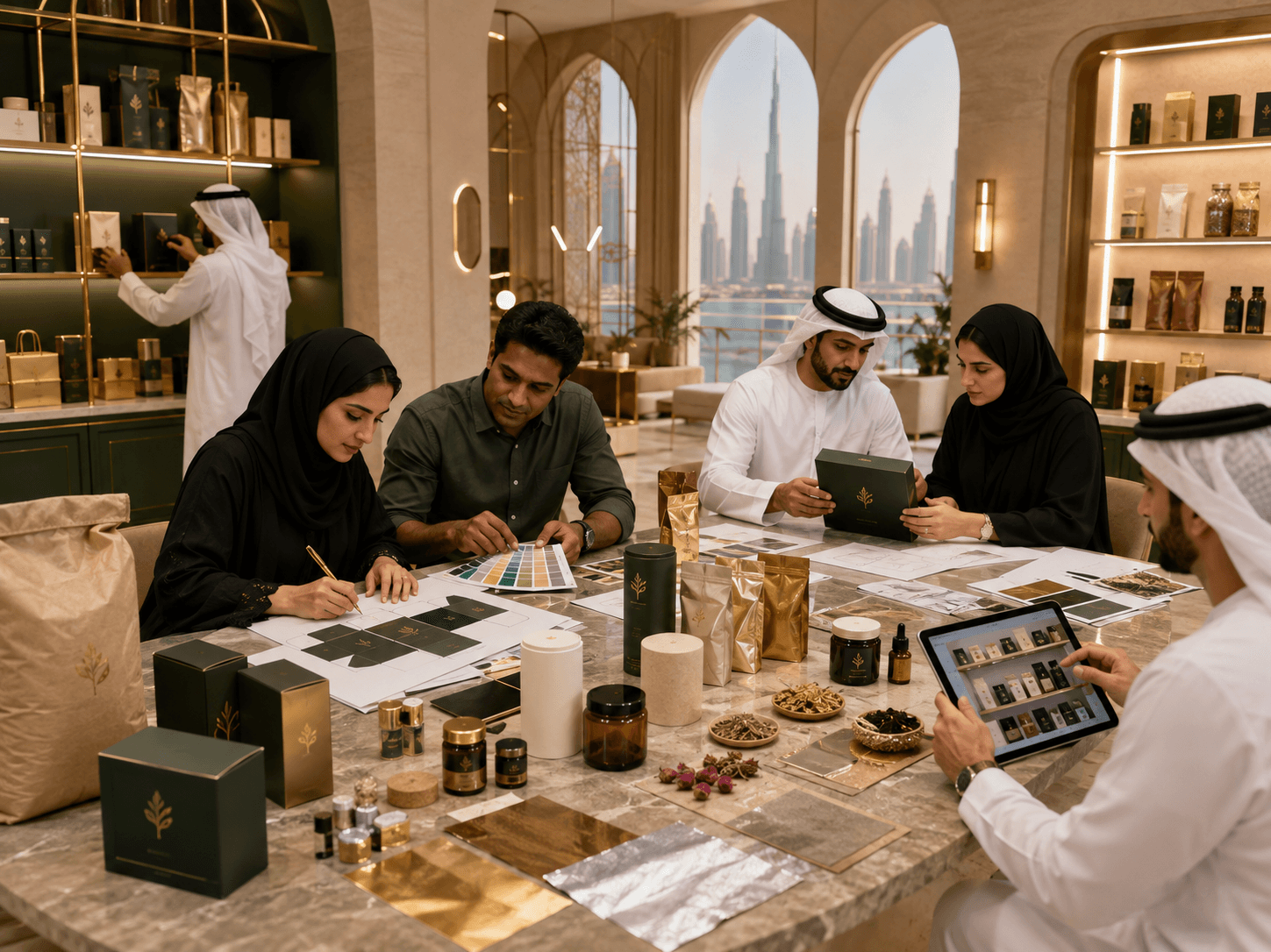 UAE private-label packaging and brand-development collaboration