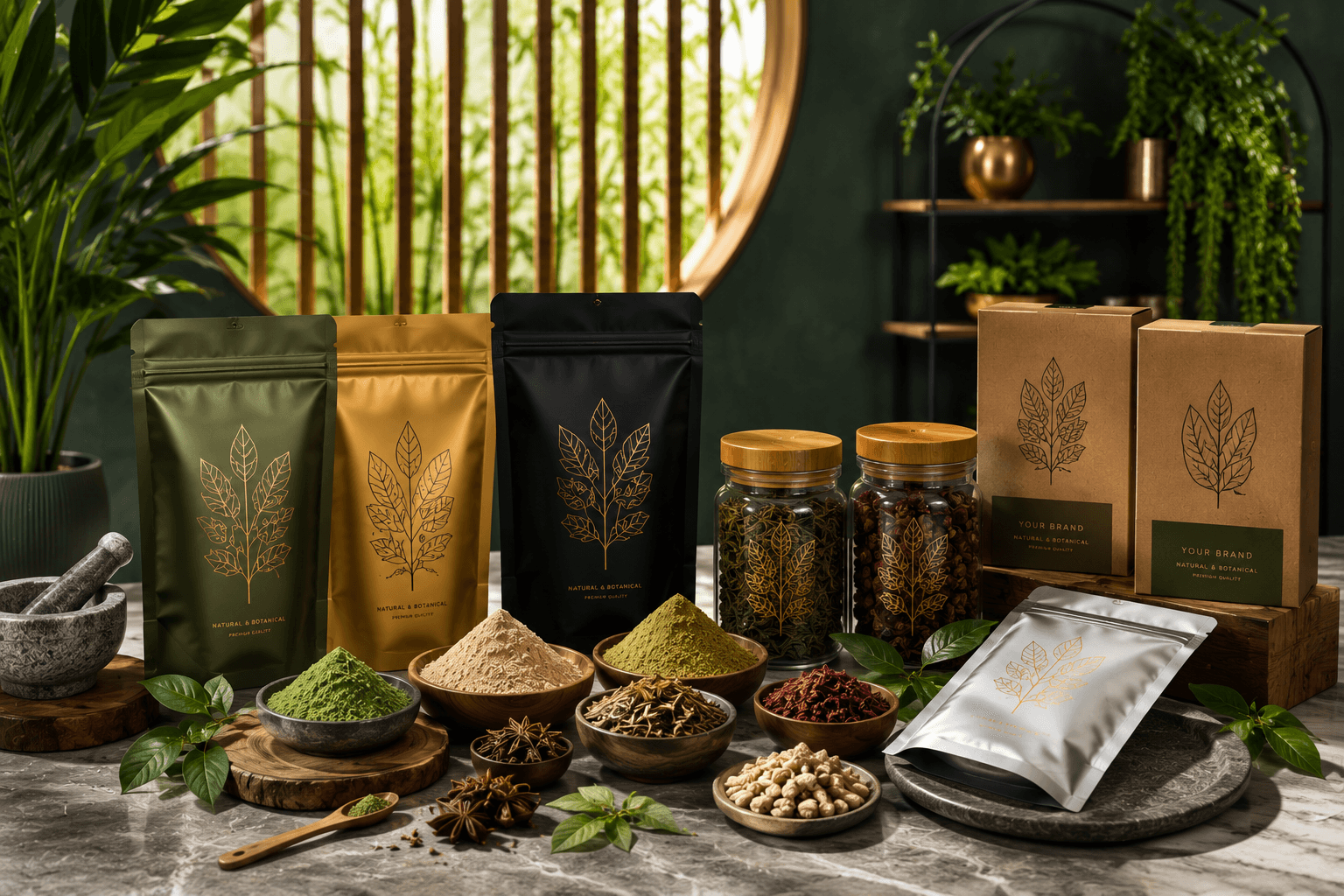 Vietnam private-label buyers reviewing packaging for Indian natural products