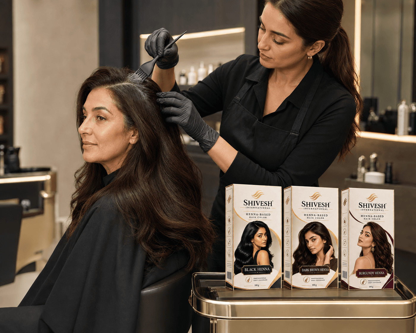 Professional Henna-Based Hair Colors collection
