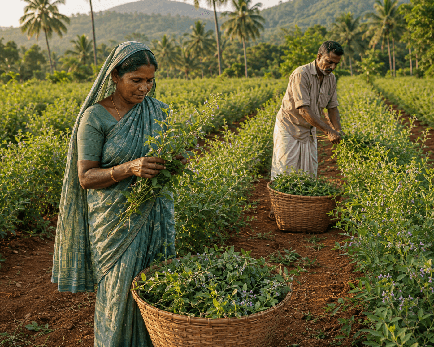 Natural Indigo Powder sourced from South India